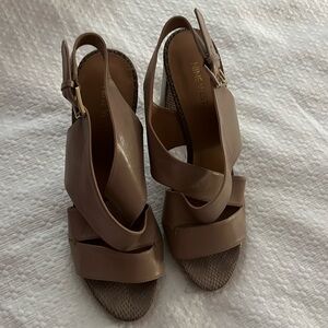 Nine West high heel strappy sandals - very little wear